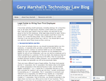 Tablet Screenshot of marshall2law.com